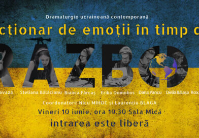 Spectacol lectură „Dicţionar de emoţii în timp de război“: dramaturgie ucraineană contemporană la Teatrul Naţional Târgu-Mureş